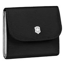 Billetera Con Broche Color Negro, Victorinox