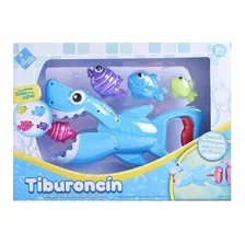 Tiburón Juego Para El Agua Atrapa Peces X4 El Duende Azul Color Multicolor