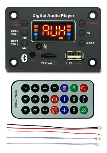 Modulo Receptor Audio 2x40w Bluetooth Mp3 Fm Aux Sd Remo Stw