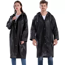 Capa Poncho Impermeable Lluvia Viento Para Adulto Con Gorro 