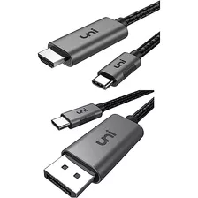 Conjunto De Cables Usb C A Hdmi Y Usb C A Displayport