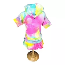 Vestido Pet Tie Dye (tilica Pet Fashion) Cachorro E Gato