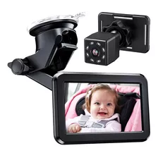 Camara De Auto Espejo Para Asiento Trasero De Bebé.