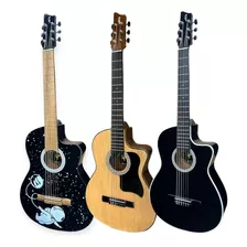 Guitarra Acústica En Cedro+ Forro+método+puá+envíosgratis