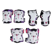 Set Proteccion Powerslide Pro Butterfly Roller Niñas Skate 