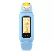 Smartwatch Havit Reloj Para Niños M81 Color De La Caja Blanco Color De La Malla Celeste Color Del Bisel Negro