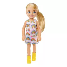 Barbie Chelsea Club Chelsea Loira Vestido Arco - Ìris Mattel