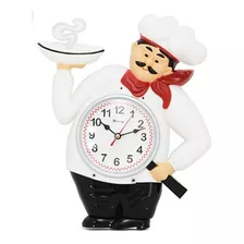 Relógio De Parede Chef Cozinheiro Mestre Gourmet