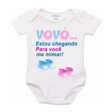 Roupa Body Bebê Vovó Bebê Chegando Cód 3486