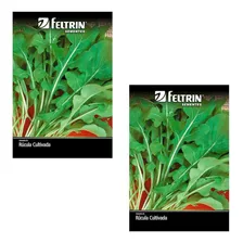 2x Sementes De Rúcula Cultivada Feltrin