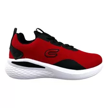 Tenis Sneakers Caballero Running Ligeros Court A4051t Rojo
