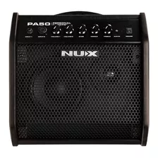 Amplificador Monitor De Guitarra 50w Nux Pa50 2 Canales Color Negro