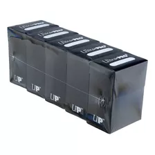 Set De Cajas De Cartas Ultra Pro Black (5 Unidades) Para 80