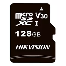 Cartão De Memória Hikvision 128gb Microsd C/ Adaptador 92mbs