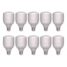 Kit 10 Lâmpada Led 20w Bulbo E27 Branco Quente 3000k Avant Luz Branco-quente Bivolt