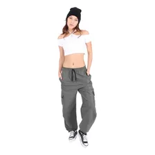 Pantalon Mujer Jogger Babucha Cargo