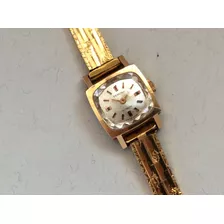 Reloj/joya Festina Para Dama Vintage Placa De Oro Gruesa