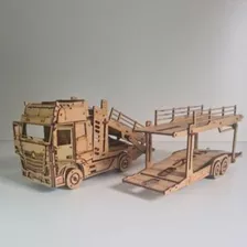 Caminhão Carreta Cegonha Porta Hotwheels Completa Com Cavalo