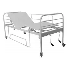 Cama Hospitalar Manual + Colchão + Frete Grátis