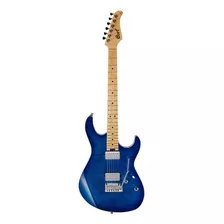 Guitarra Elétrica Cort G Series G290 Fat De Bordo/freixo Bright Blue Burst Burst Com Diapasão De Bordo