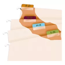 Marcador Páginas Index Tabs A - Z Caixa Com 10 Blisters