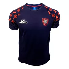 Camiseta San Lorenzo Ranglan Producto Oficial Azul Marino