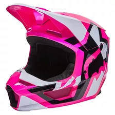 Capacete Fox V1 Lux Rosa