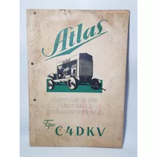 Antiguo Catálogo Compresores De Aire Atlas 1930 Mag 59138