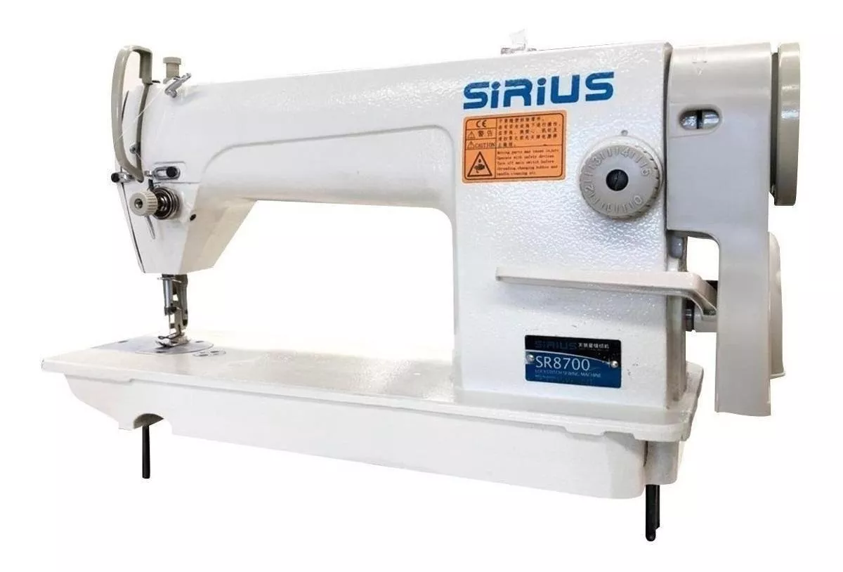 Máquina De Coser Industrial Sirius Sr8700 Gris 110v