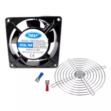 Ventilador Para Incubadora 220v Kit (rejilla+2 Conectores)