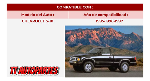 Par Espejo Chevrolet S10 1995-95-1996-96-1997-97 Manual Ore Foto 3