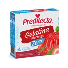 Gelatina Em Pó Sabor Morango Zero Açucares Caixa 12g