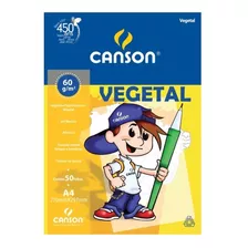 Papel Vegetal Translucido A4 50folhas Desenho Escolar Canson