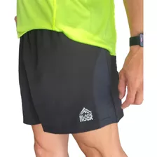 Short Bermuda Hombre Deportivo Black Rock Running Training