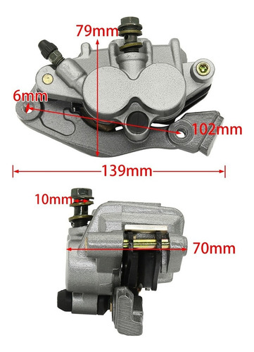 Pinza Freno Delantero Moto Para Honda Xr 150l Bross 150 Foto 2