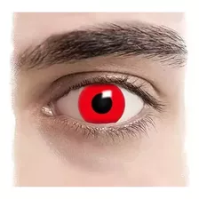 Lentes De Contacto Fantasia Rojos O Rojos Con Borde Negro