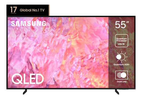 Smart Tv Samsung Qled Qn55q65cagczb 4k 55 220v/240v Negro