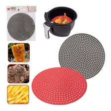 Tapete De Silicone Fritadeira Air Fryer Modelo Jumbo 24cm