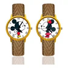 Reloj De Pareja Mickey Y Minnie + Estuche Dayoshop