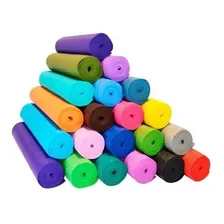 Colchoneta Mat Yoga 6mm Text Pilates Gimnasia Fitnes El Rey