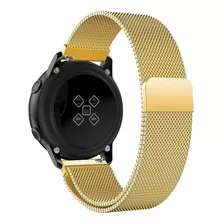 Pulseira De Aço Milanese Smart Watch Gear S2 Relogio Cor Dourado