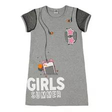 Vestido Infantil Girls Summer Mescla Marlan