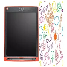 Lousa Digital 10.5 Lcd Tablet Infantil P/escrever E Desenho Cor Laranja-escuro