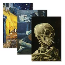 3 Pack: Vincent Van Gogh Skeleton + Cafe Terrace At Nig...