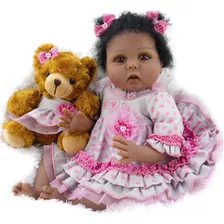 Aori Reborn Baby Dolls Black Lifelike African American With.