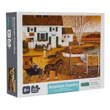 Juego De Mesa Puzzle 500 Pzs American Country Ditoys