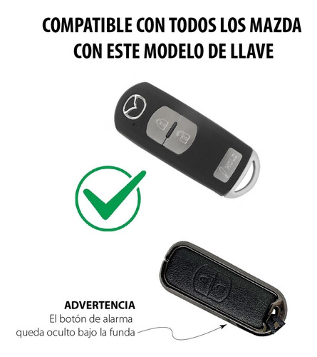 Funda Llave Mazda 3 6 Cx3 Cx5 Cx30 Mx5 - 2 Botones Foto 4