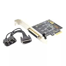 Pcie To 4 Serial Port Rs232 Placa De Expansão De 9 Pinos Ax9