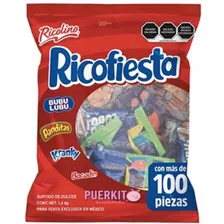 Surtido Ricofiesta Ricolino Bolsa 1.5kg (+100 Dulces) Piñata