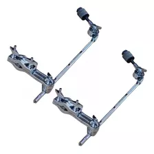 Kit 2 Extensor Girafa X-pro Prato Com Clamp Bateria + Nfe